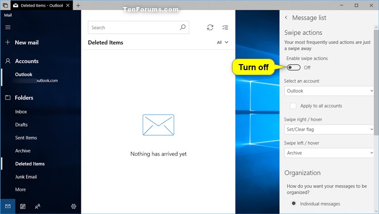 Turn On or Off Swipe Actions in Windows 10 Mail app-mail_message_list-3.jpg