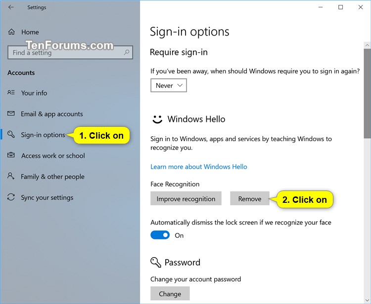 Windows Hello in Windows 10