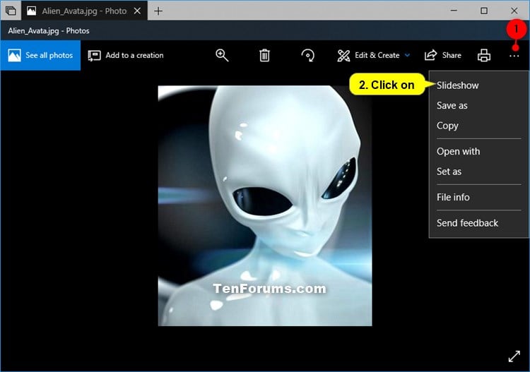 View Slide Show of Pictures in Windows 10  Windows 10 Tutorials