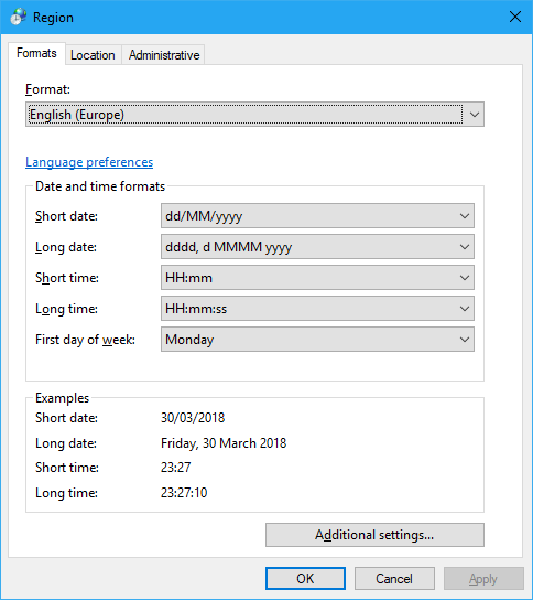 See System Default UI Language of Windows 10-region.png