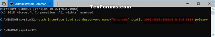 Change IPv4 and IPv6 DNS Server Address in Windows-netsh_interface_ipv6_primary.jpg