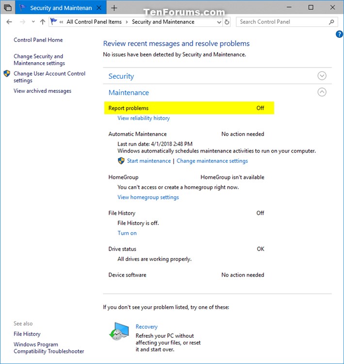 Enable or Disable Windows Error Reporting in Windows 10-windows_error_reporting-off.jpg
