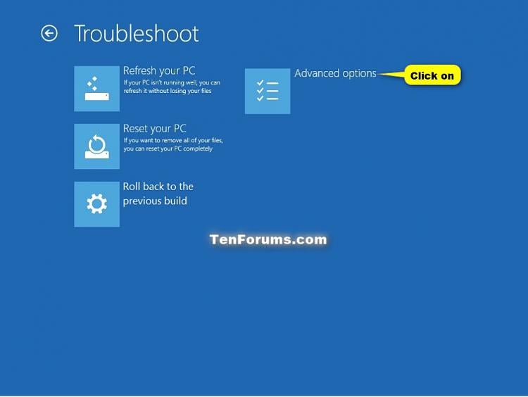 uefi boot settings windows 10
