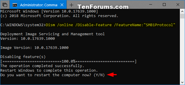 Enable or Disable SMB1 File Sharing Protocol in Windows-smb1_dism-3.png