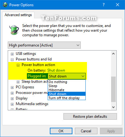 Add or Remove Power button action from Power Options in Windows-power_button_action_in_power_options.png