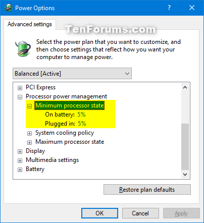 Add or Remove Minimum processor state from Power Options in Windows-minimum_processor_state.png