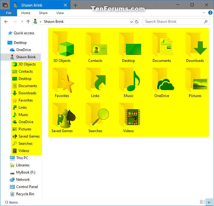 Hide or Show User Profile Personal Folders in Windows 10 File Explorer-user_profile_group_in_navigation_pane.png