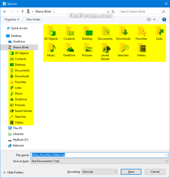 Hide or Show User Profile Personal Folders in Windows 10 File Explorer-user_profile_group_in_navigation_pane_save_as.png