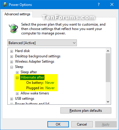 Add or Remove Hibernate after from Power Options in Windows-hibernate_after.png