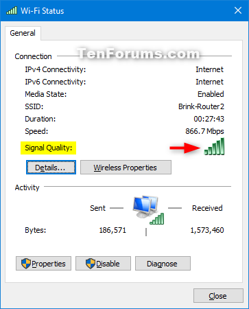 View Wireless Network Signal Strength in Windows 10-network_properties.png