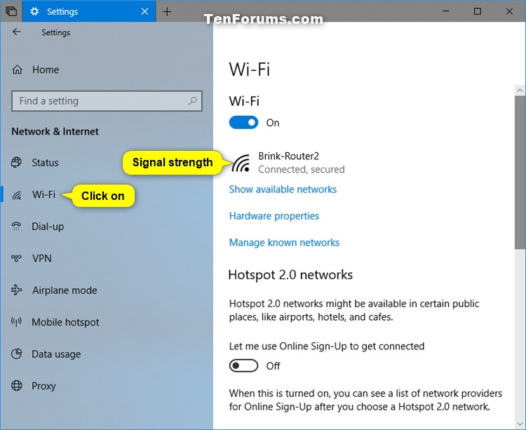 View Wireless Network Signal Strength in Windows 10-wi-fi_signal_strength_in_settings.jpg