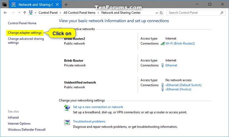 connect to wireless router windows 10