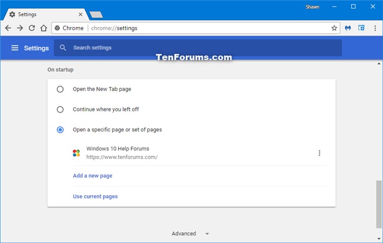 Change Startup Page in Google Chrome for Windows-chrome_startup_page_settings-3.jpg