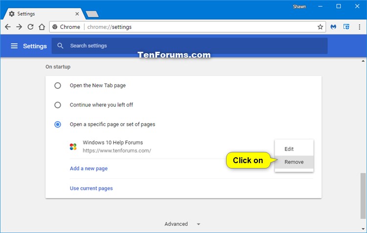 Change Startup Page in Google Chrome for Windows-chrome_startup_page_settings-3c.jpg