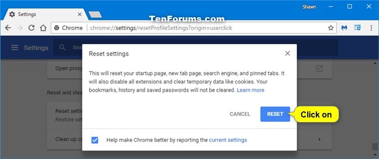 How to Reset Google Chrome