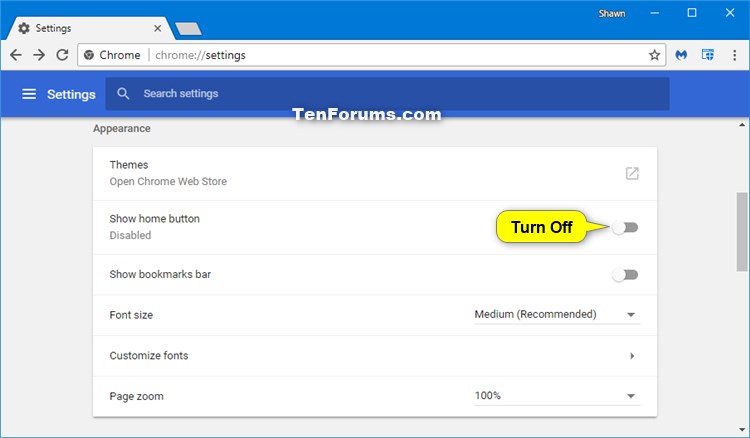 Hide or Show Home Button in Google Chrome for Windows-chrome_home_button_disabled.jpg