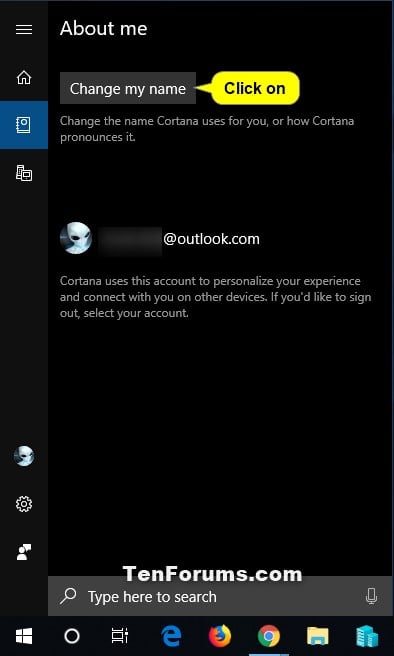 Change Name Cortana Uses for You in Windows 10 | Tutorials