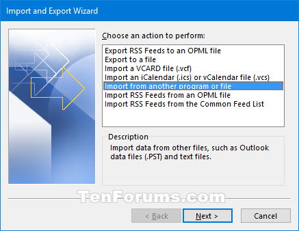 Import Outlook Email, Contacts, and Calendar from PST file-outlook_2016_import_pst-1.png