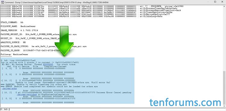 WinDBG - The Basics for Debugging Crash Dumps in Windows 10-irp.jpg