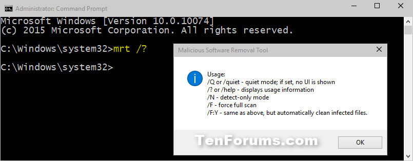 ms windows malicious software removal tool