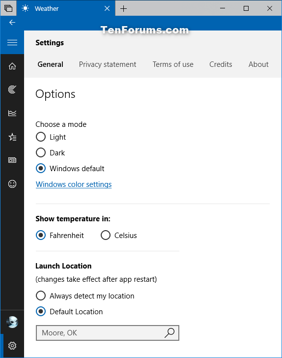 Backup and Restore Weather app Settings in Windows 10-weather_app_settings.png
