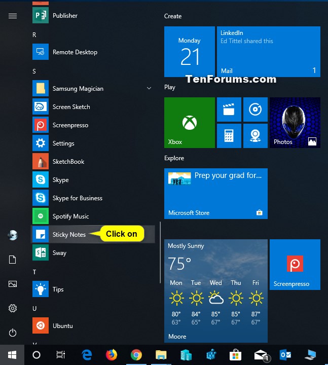 Backup and Restore Sticky Notes app Settings in Windows 10-sticky_notes_start_menu_all_apps.jpg