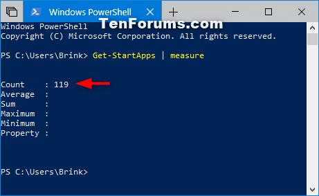 Measure How Many Items on Start Menu in Windows 10-start_menu_items_powershell.png