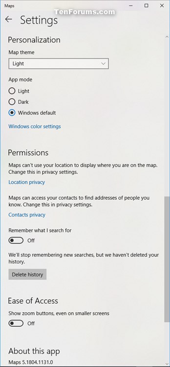 Backup and Restore Maps app Settings in Windows 10-maps_app_settings-2.jpg