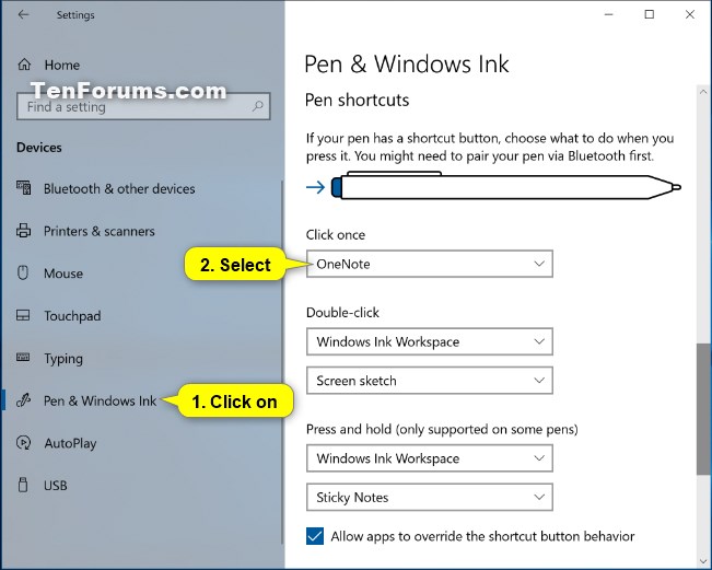 Change Pen Shortcut Button Settings in Windows 10-pen_shortcuts_click_once-4.jpg