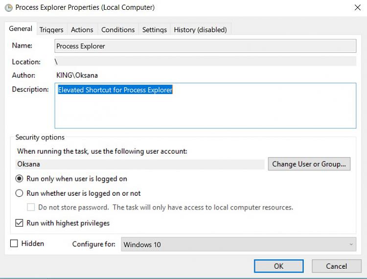 Create Elevated Shortcut without UAC prompt in Windows 10-process-explorer-01.jpg