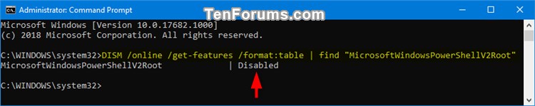 Enable or Disable Windows PowerShell 2.0 in Windows 10-check_powershell_2_state_command-1.jpg