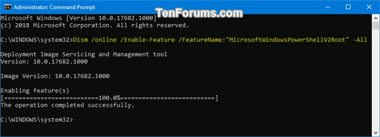Enable or Disable Windows PowerShell 2.0 in Windows 10-enable_powershell_2_command.jpg