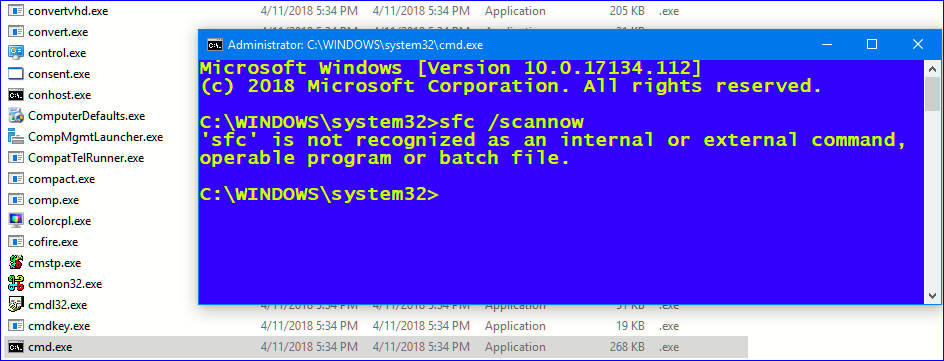 C:\Windows\System32\cmd.exe - error - Microsoft Community