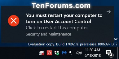 Enable or Disable User Account Control (UAC) in Windows-restart_notification_windows_10.jpg