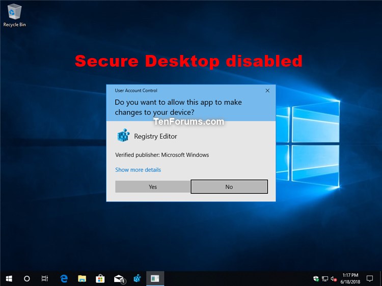 Enable or Disable Dimmed Secure Desktop for UAC prompt in Windows-secure_desktop_disabled.jpg