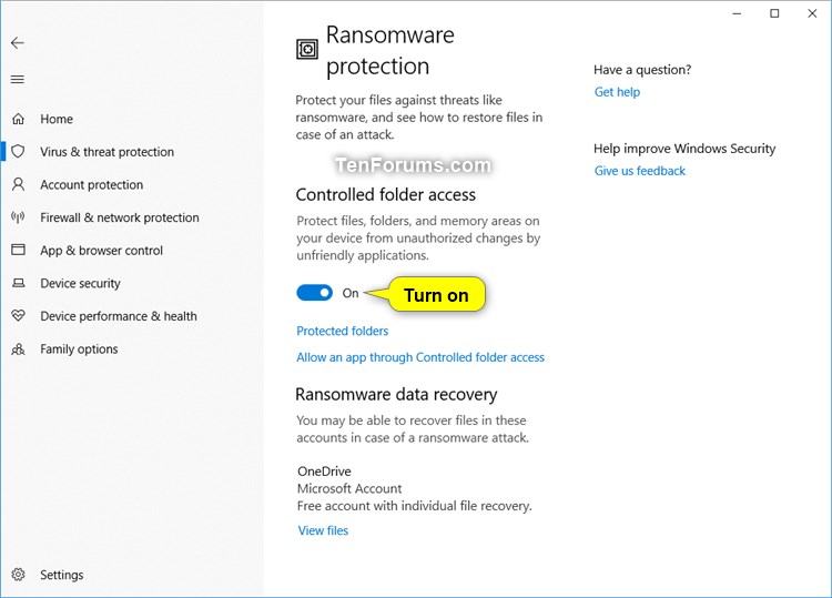 How to Enable or Disable Controlled Folder Access in Windows 10-windows_defender_controlled_folder_access-4.jpg