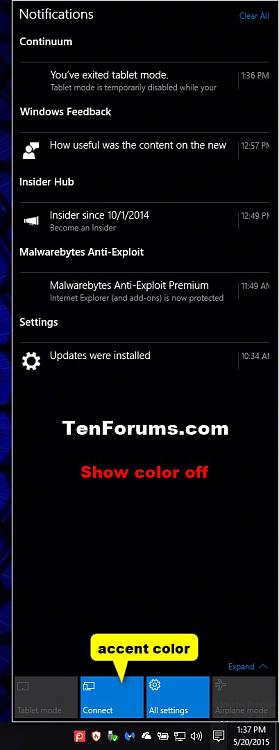 Turn On or Off Start, Taskbar, and Action Center Color in Windows 10-action_center_color-off.jpg