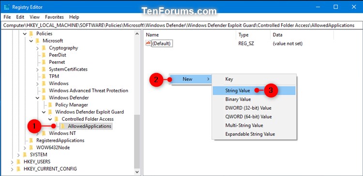 Add or Remove Allowed Apps for Controlled Folder Access in Windows 10-windows_defender_controlled_folder_access_allowed_app_regedit-1.jpg