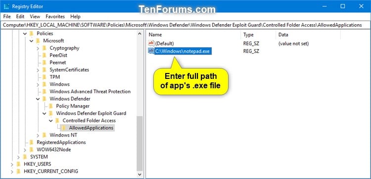 manage controlled folder access manage controlled folder access