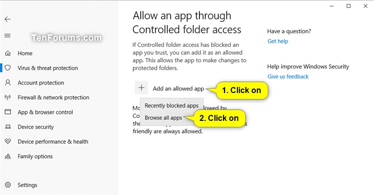 Add or Remove Allowed Apps for Controlled Folder Access in Windows 10-windows_defender_controlled_folder_access-4.jpg