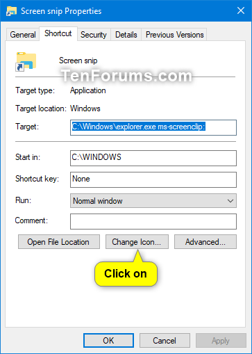 screen snip shortcut windows 7