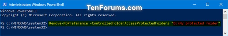 Add Protected Folders to Controlled Folder Access in Windows 10-windows_defender_controlled_folder_access_protected_folders_powershell-2.jpg