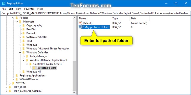 Add Protected Folders to Controlled Folder Access in Windows 10-windows_defender_controlled_folder_access_protected_folders_regedit-2.jpg
