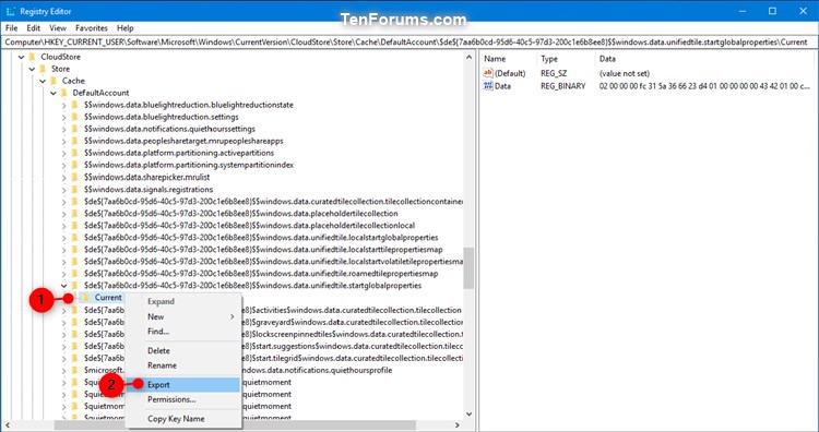 Backup and Restore Folders on Start List in Windows 10-folder_on_start_regedit-1.jpg