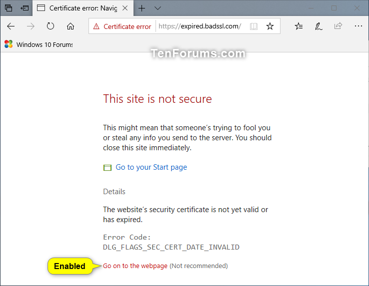 Disable Certificate Error Overrides in Microsoft Edge in Windows 10-microsoft_edge_certificate_error_overrides_enabled.png