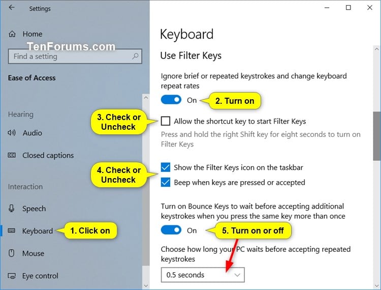 disable sticky keys permanently