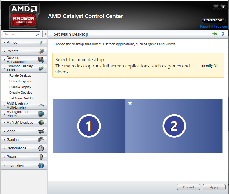 change main screen windows 10 shortcut
