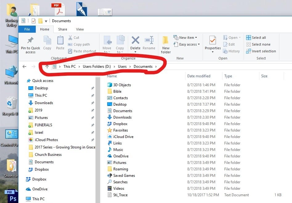 Penelope cement Tag et bad Move Users Folder Location in Windows 10 - Page 122 - | Tutorials