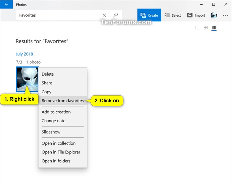 Add or Remove Favorites in Photos app in Windows 10-photos_remove_from_favorites-1.jpg