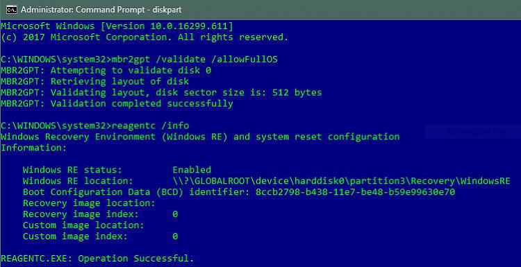 Convert Windows 10 from Legacy BIOS to UEFI without Data Loss-mbr2gpt-validate.jpg